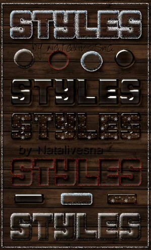Text styles for Photoshop, asl